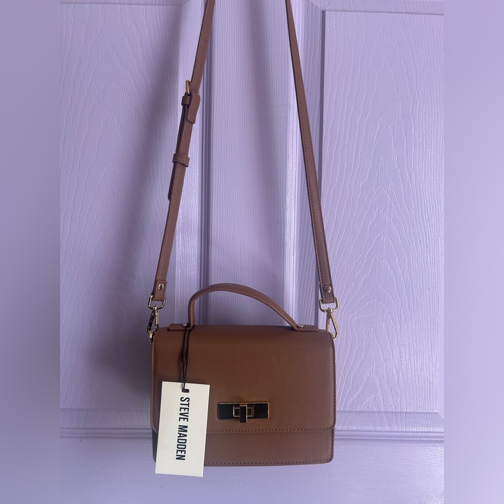 Steve Madden BTONII Nutshell Brown Crossbody Bag